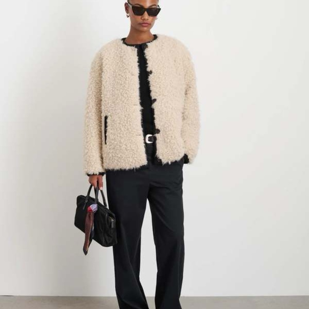 Alex Mill Reversible Polar Bear Jacket - Black / XS